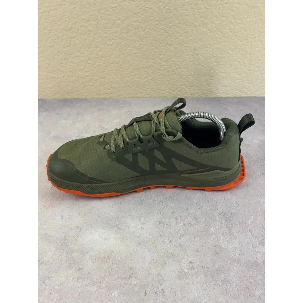 Altra Lone Peak 8 Shoes Mens Size 9 Dusty Olive Orange Trail AL0A85NC315 READ